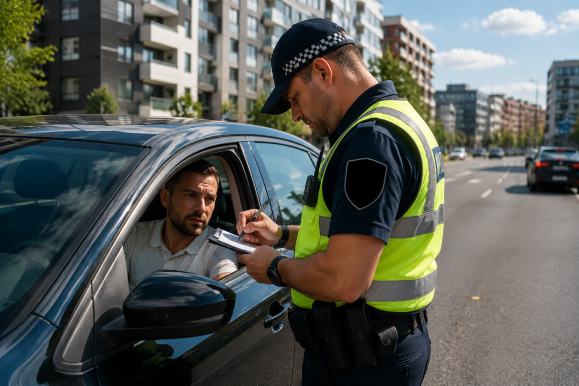 Таблиця штрафів ПДР – поліцейський автомобіль та дорожній контроль